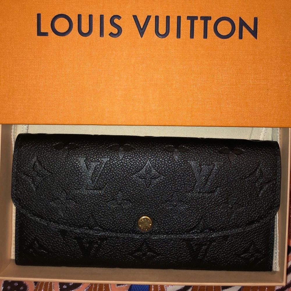 Louis Vuitton Emilie Wallet- Monogram Empreinte